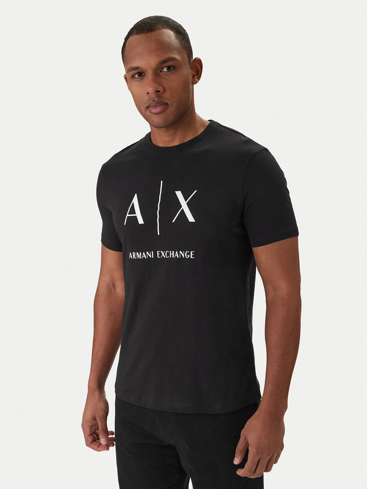 Armani Exchange T Shirt Xm002683 Af10356 Black Preto_shot1
