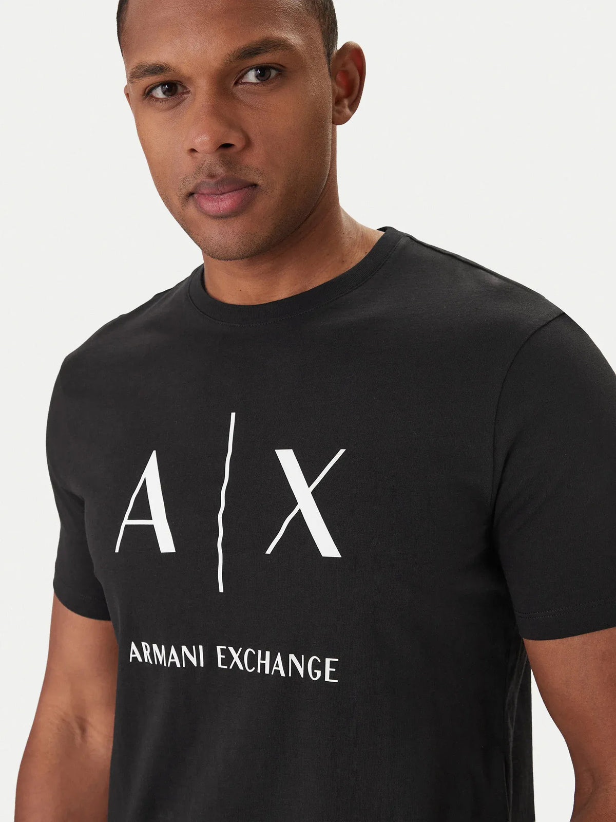Armani Exchange T Shirt Xm002683 Af10356 Black Preto_shot5