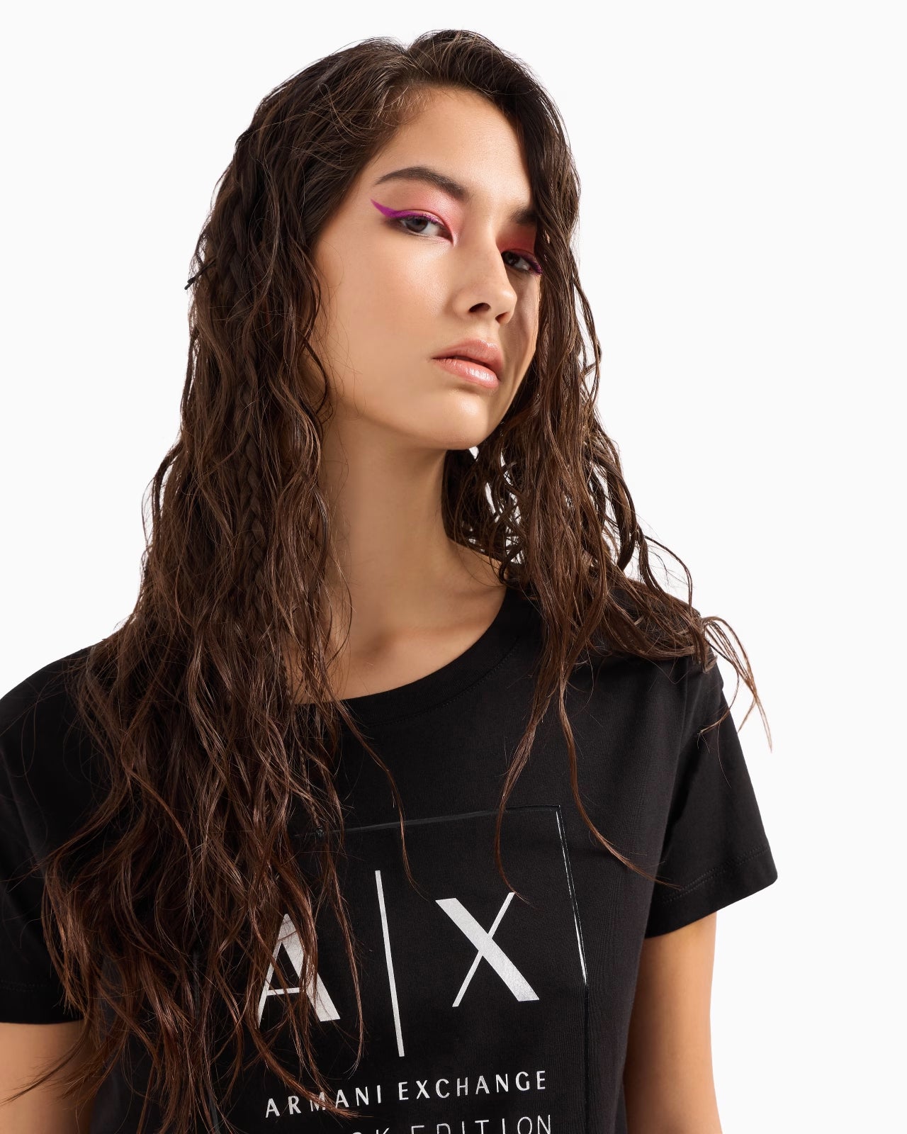 Armani Exchange T Shirt Xw000063 Af10359 Black Preto_shot1