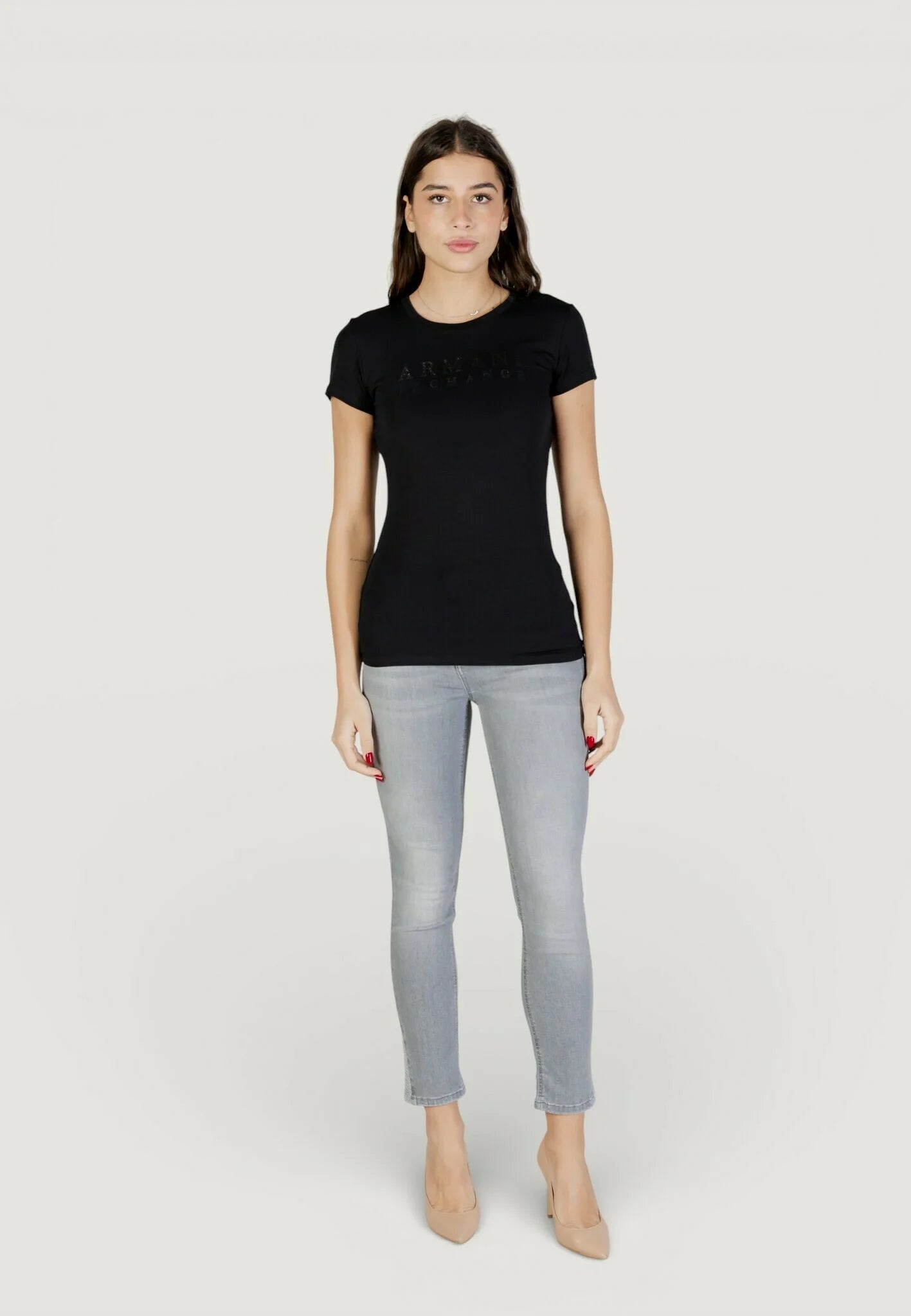 Armani Exchange T Shirt Xw002289 Af17173 Black Preto_shot6