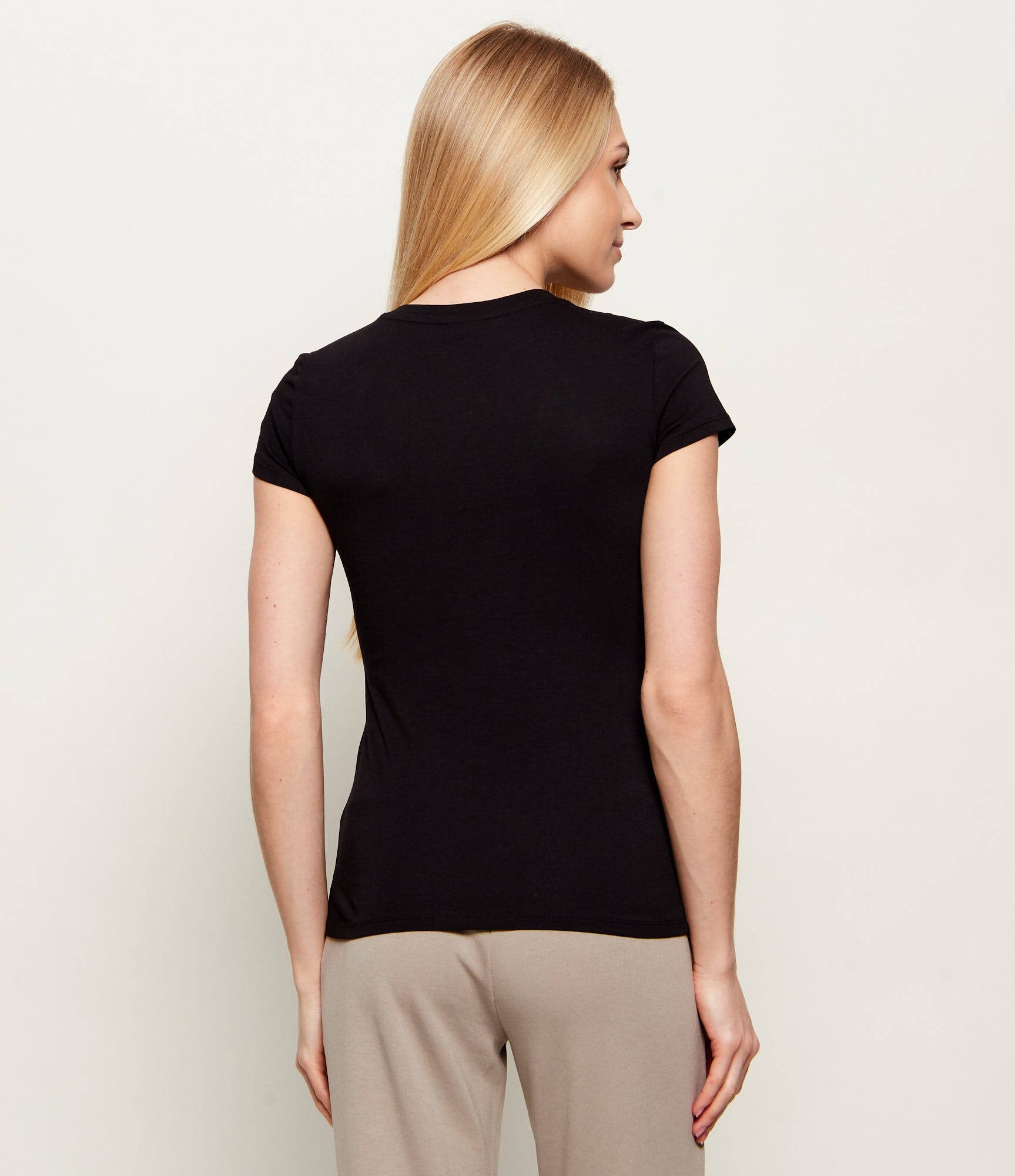 Armani Exchange T Shirt Xw002292 Af10356 Black Preto_shot3