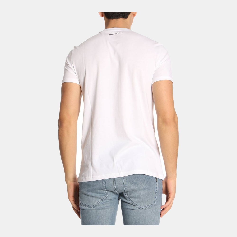 Armani Exchange T Shirt Ztal Zja5z White Branco Shot6