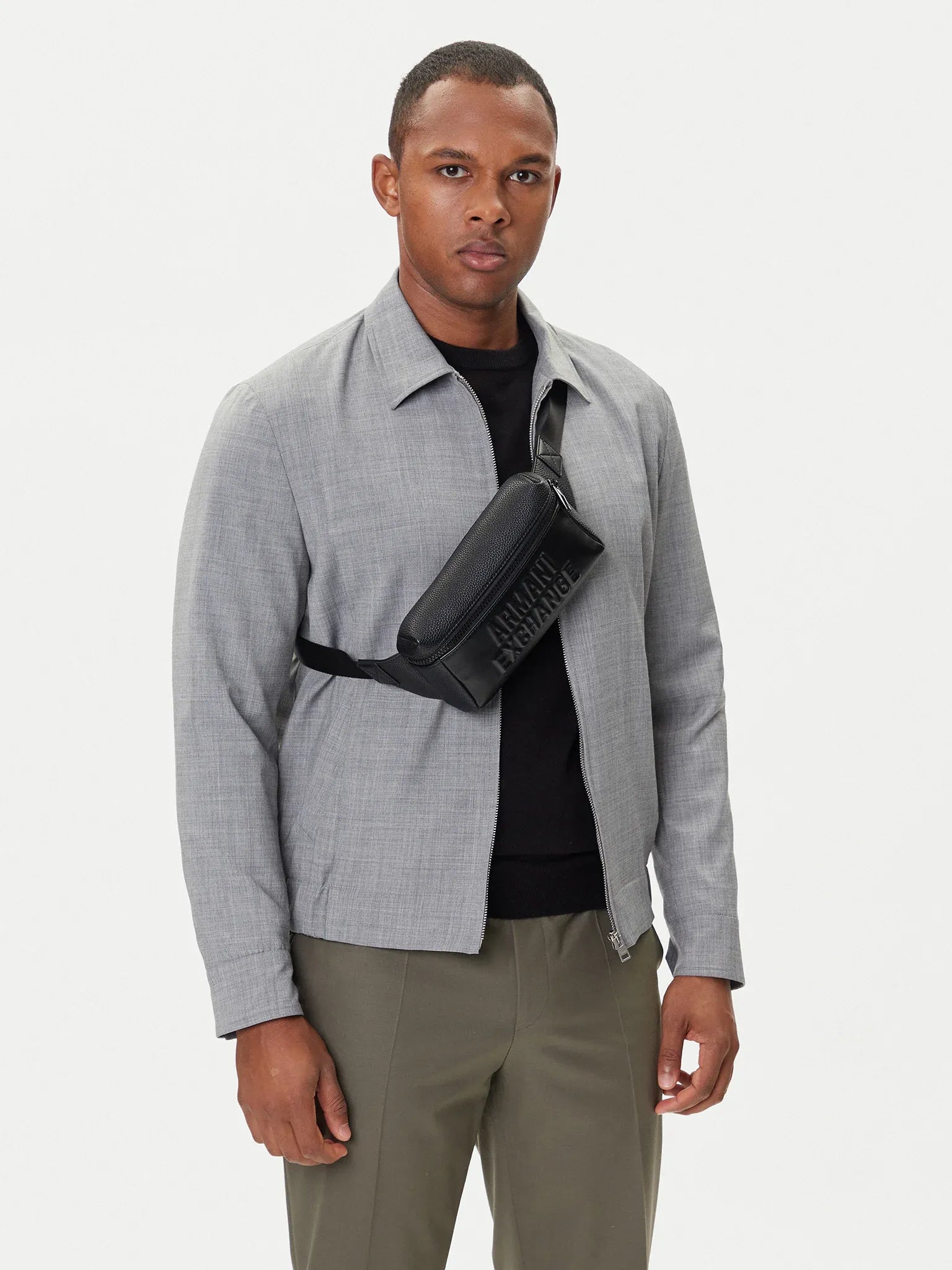 Armani Exchange Waistbag Xm001624 Af17211 Black Preto_shot2