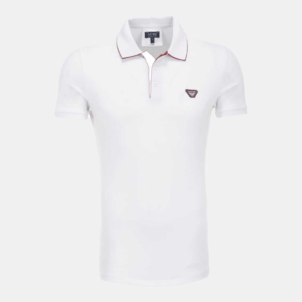 Armani Polo 6f14 6jptz White Branco Shot2