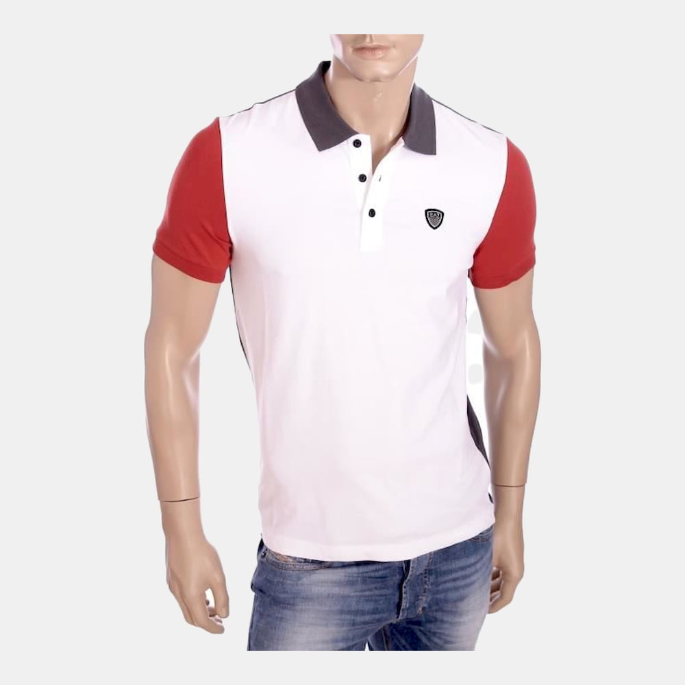 Armani Polo Emporio 3898 6p206 White Grey Branco Cinza Shot2