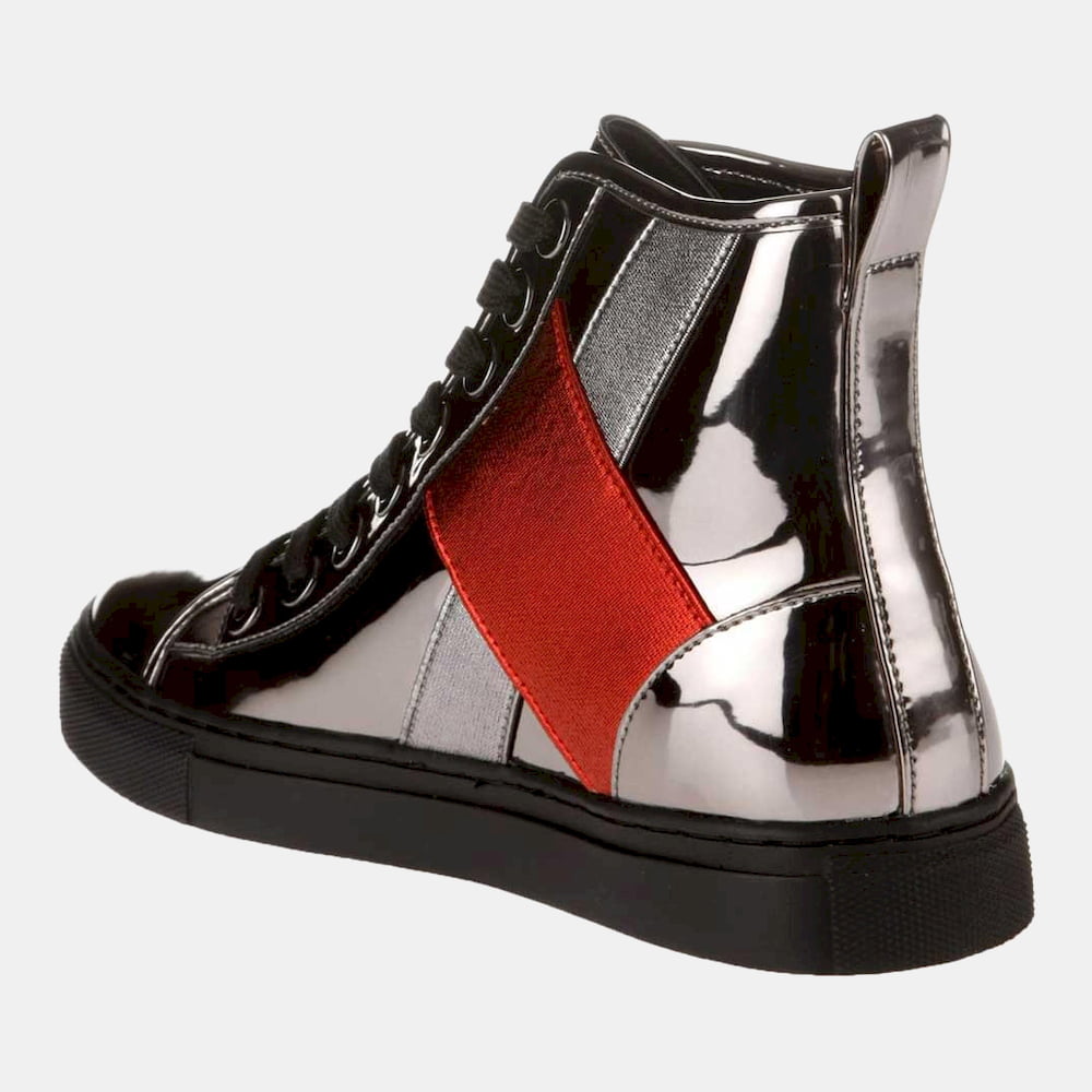 Armani Sapatilhas Bota Sneakers Boots 5114 6a514 Dk.silver Prateado Shot4