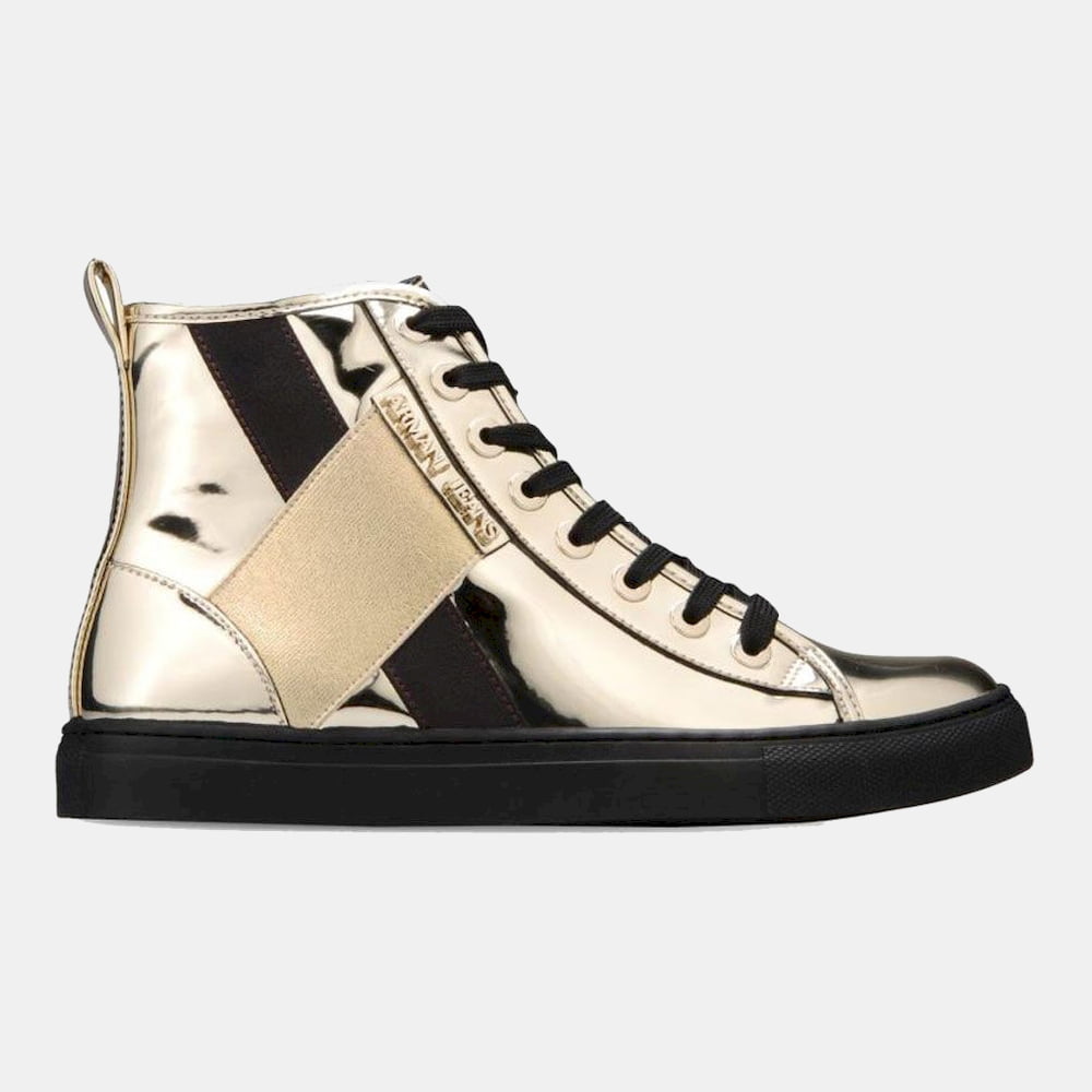 Armani Sapatilhas Bota Sneakers Boots 5114 6a514 Gold Dourado Shot4