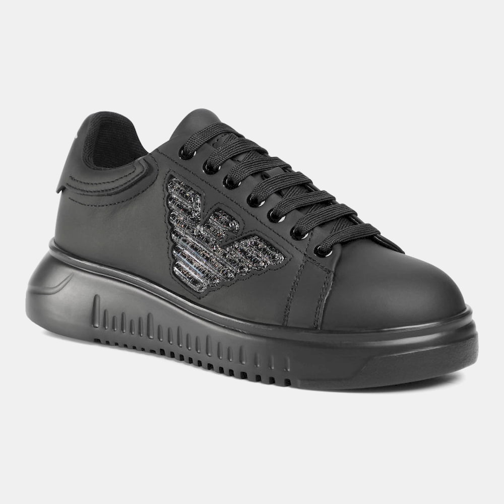 Armani Sapatilhas Emporio Sneakers Shoes X024 Xm520 Black Preto Shot3