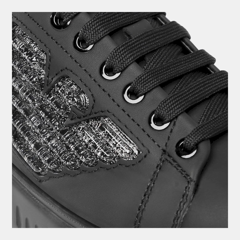 Armani Sapatilhas Emporio Sneakers Shoes X024 Xm520 Black Preto Shot9