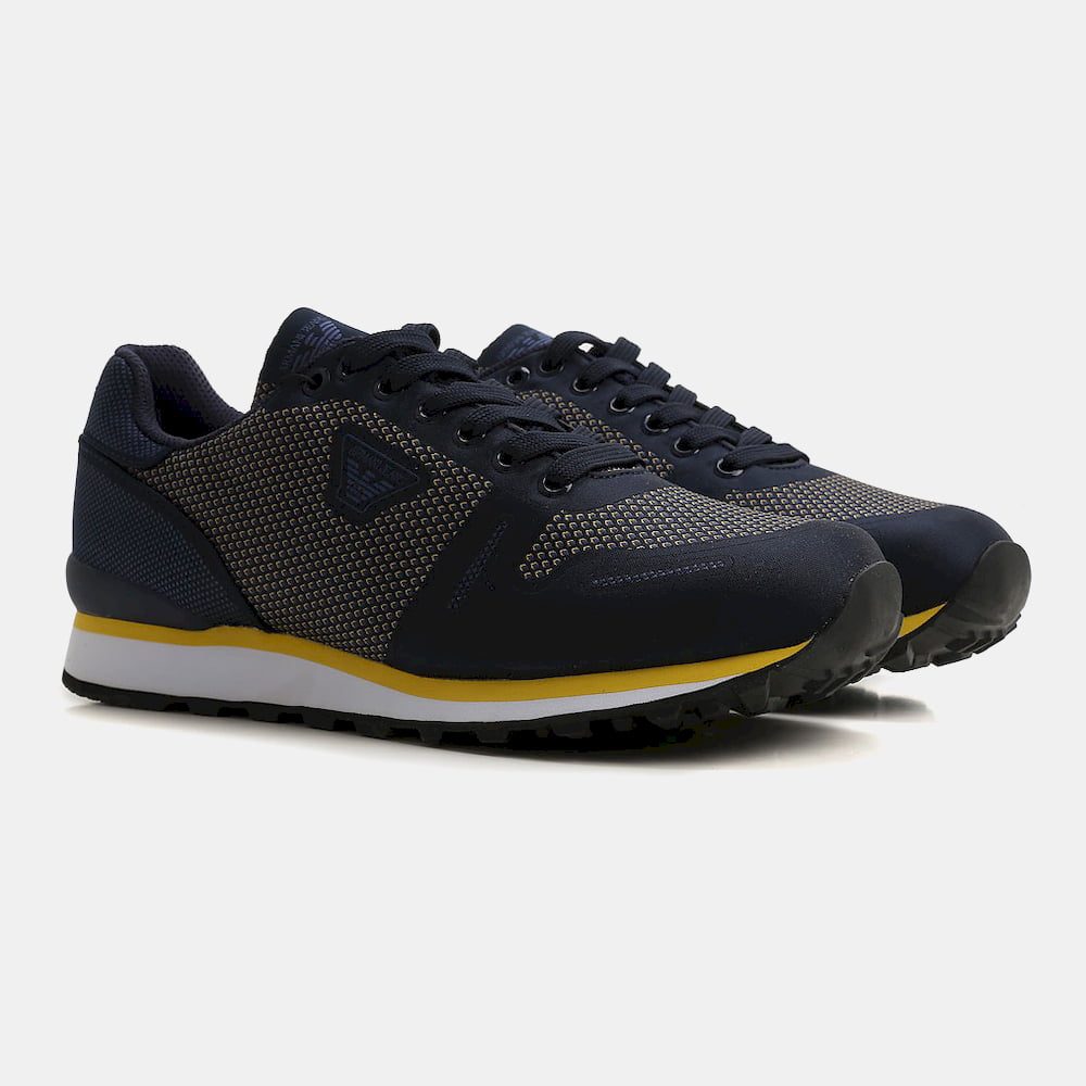 Armani Sapatilhas Sneakers Shoes 5026 7a429 Navy Yell Navy Amarelo Shot14