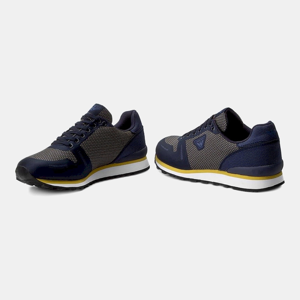 Armani Sapatilhas Sneakers Shoes 5026 7a429 Navy Yell Navy Amarelo Shot4