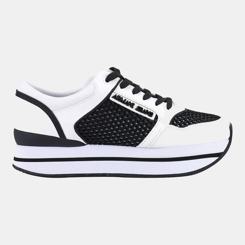 Armani Sapatilhas Sneakers Shoes 5187 7p578 Whi Black Branco Preto Shot2
