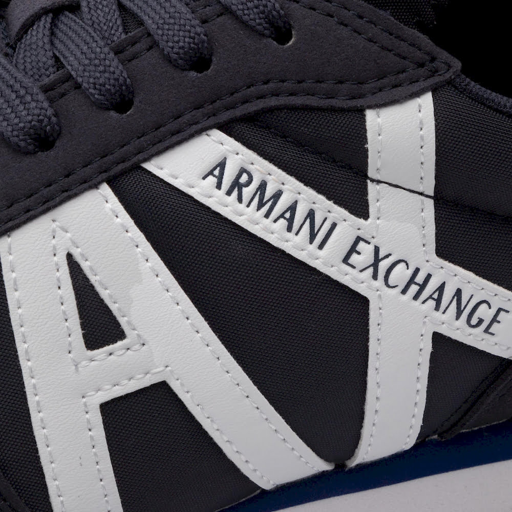Armani Sapatilhas Sneakers Shoes X017 Xv028 Navy White Navy Branco Shot12