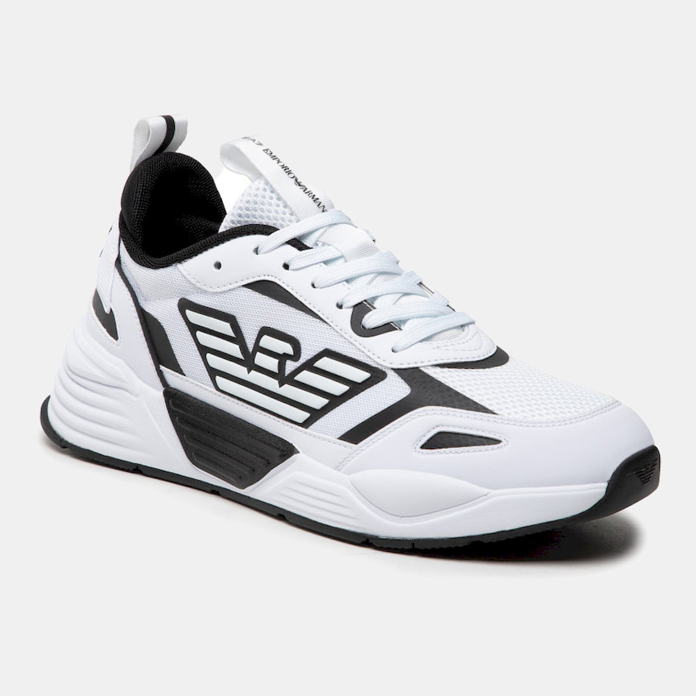 Armani Sapatilhas Sneakers Shoes X070 Xk165 White Blk Branco Preto 1 Resultado
