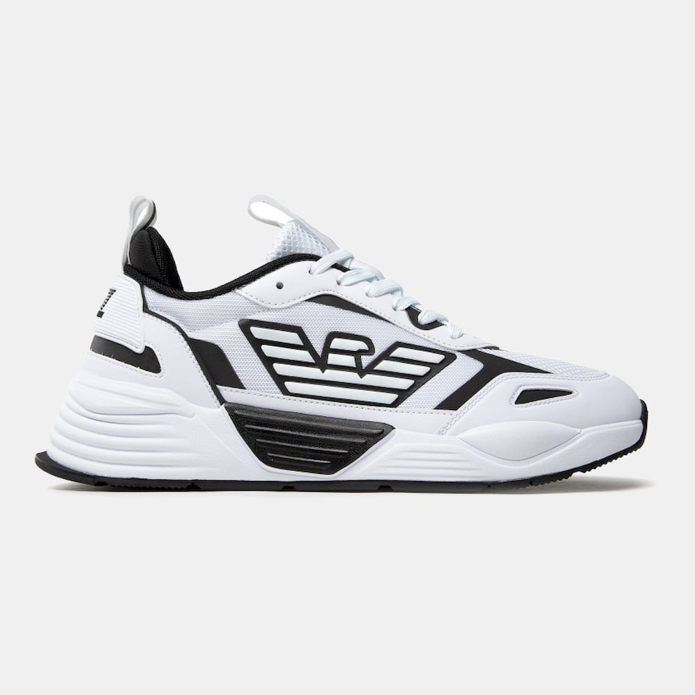 Armani Sapatilhas Sneakers Shoes X070 Xk165 White Blk Branco Preto 2 Resultado