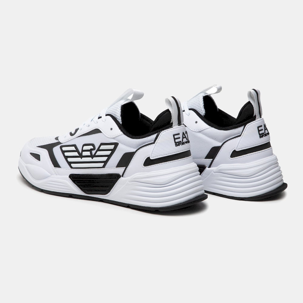 Armani Sapatilhas Sneakers Shoes X070 Xk165 White Blk Branco Preto 3 Resultado