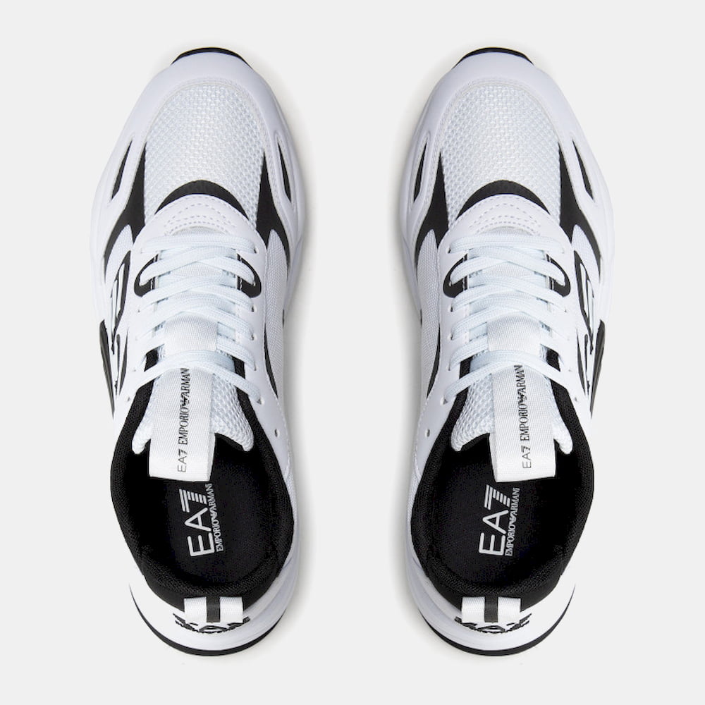 Armani Sapatilhas Sneakers Shoes X070 Xk165 White Blk Branco Preto 6 Resultado