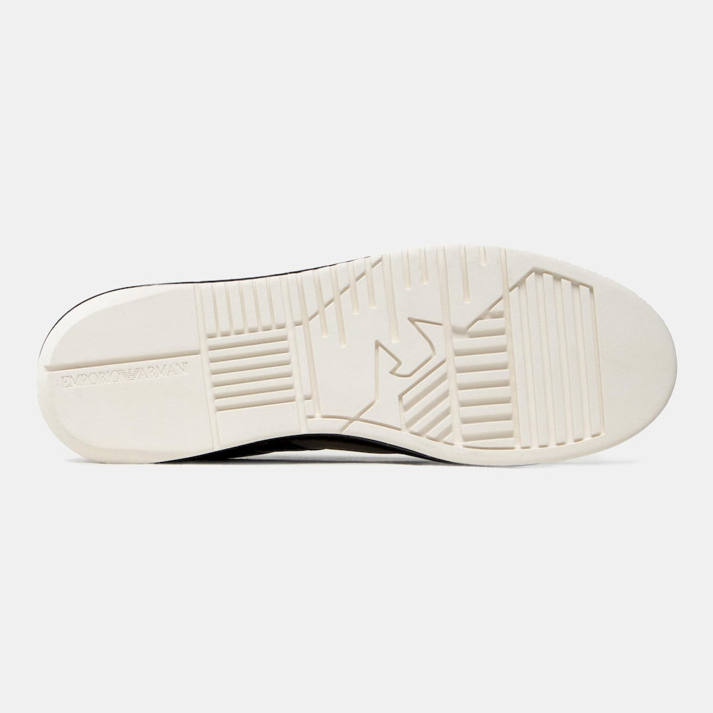 Armani Sapatilhas Sneakers Shoes X264 Xm986 Blk White Preto Branco Shot7