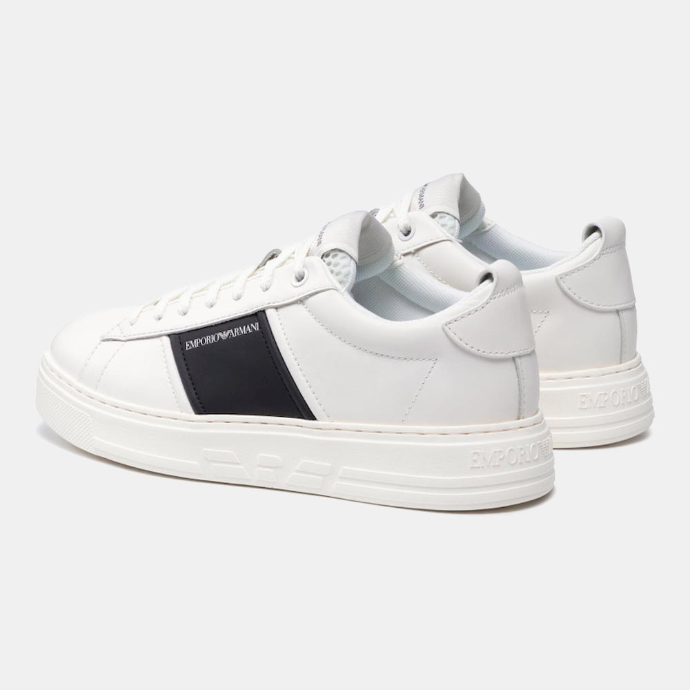 Armani Sapatilhas Sneakers Shoes X287 Xn010 Whi Black Branco Preto Shot12 Resultado