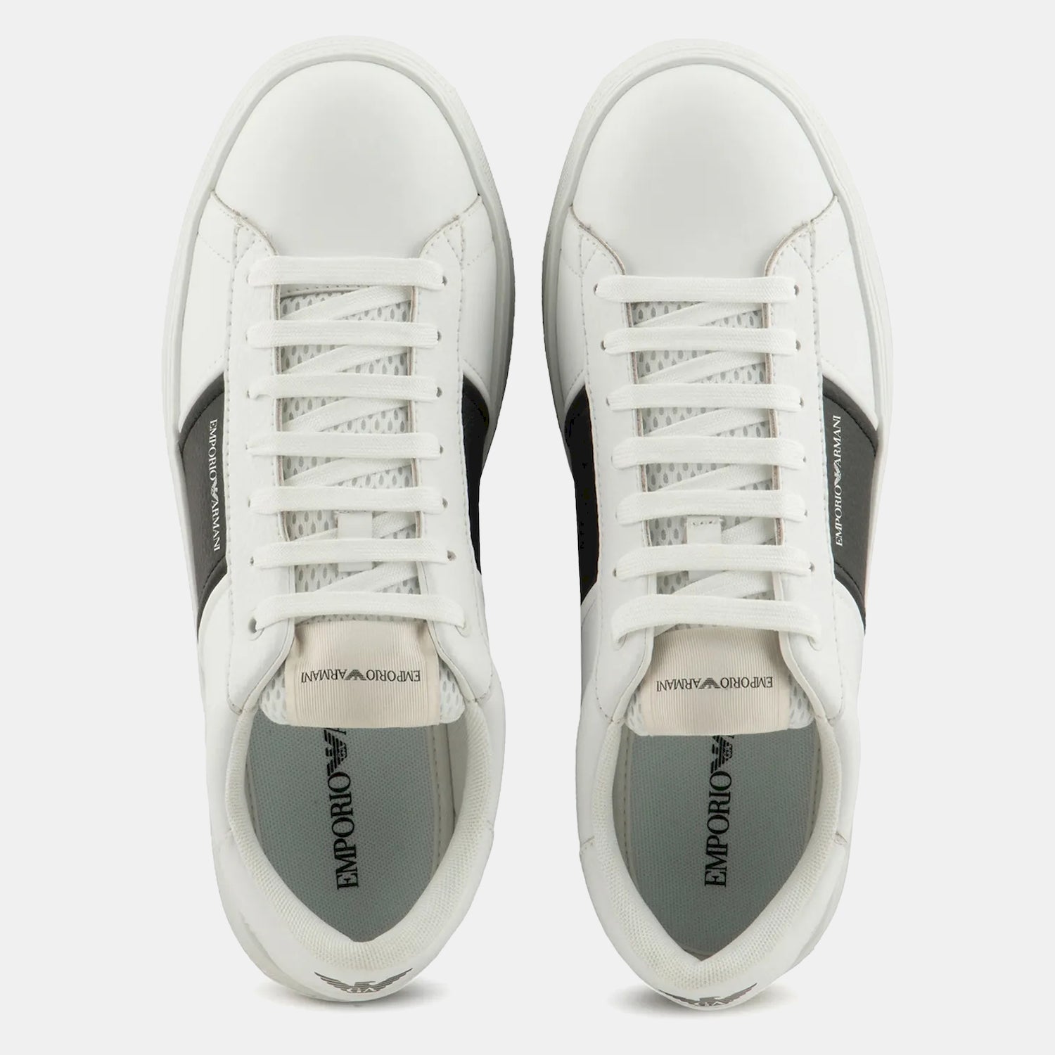 Armani Sapatilhas Sneakers Shoes X4x570 Xn840 Whi Black Branco Preto_shot2