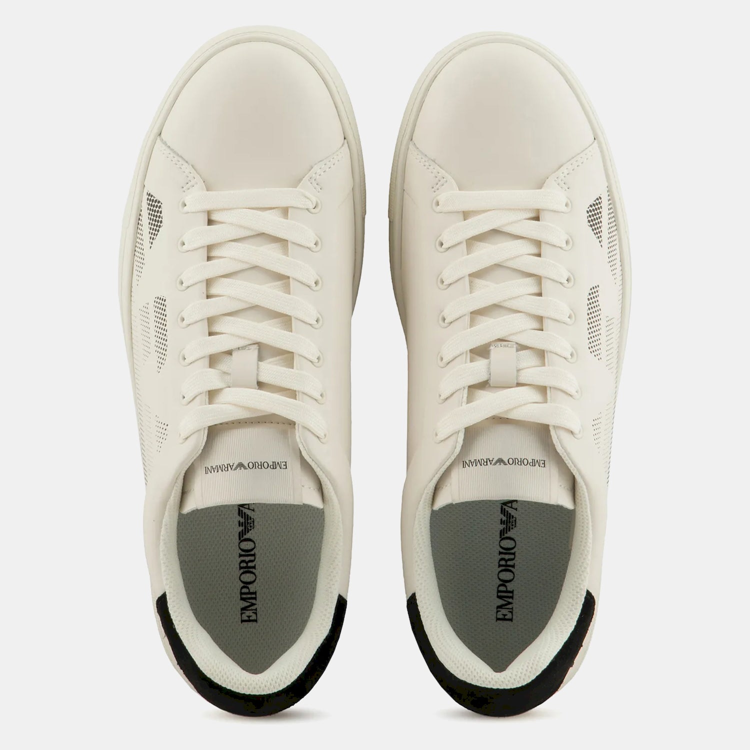 Armani Sapatilhas Sneakers Shoes X4x598 Xr098 Whi Black Branco Preto_shot2
