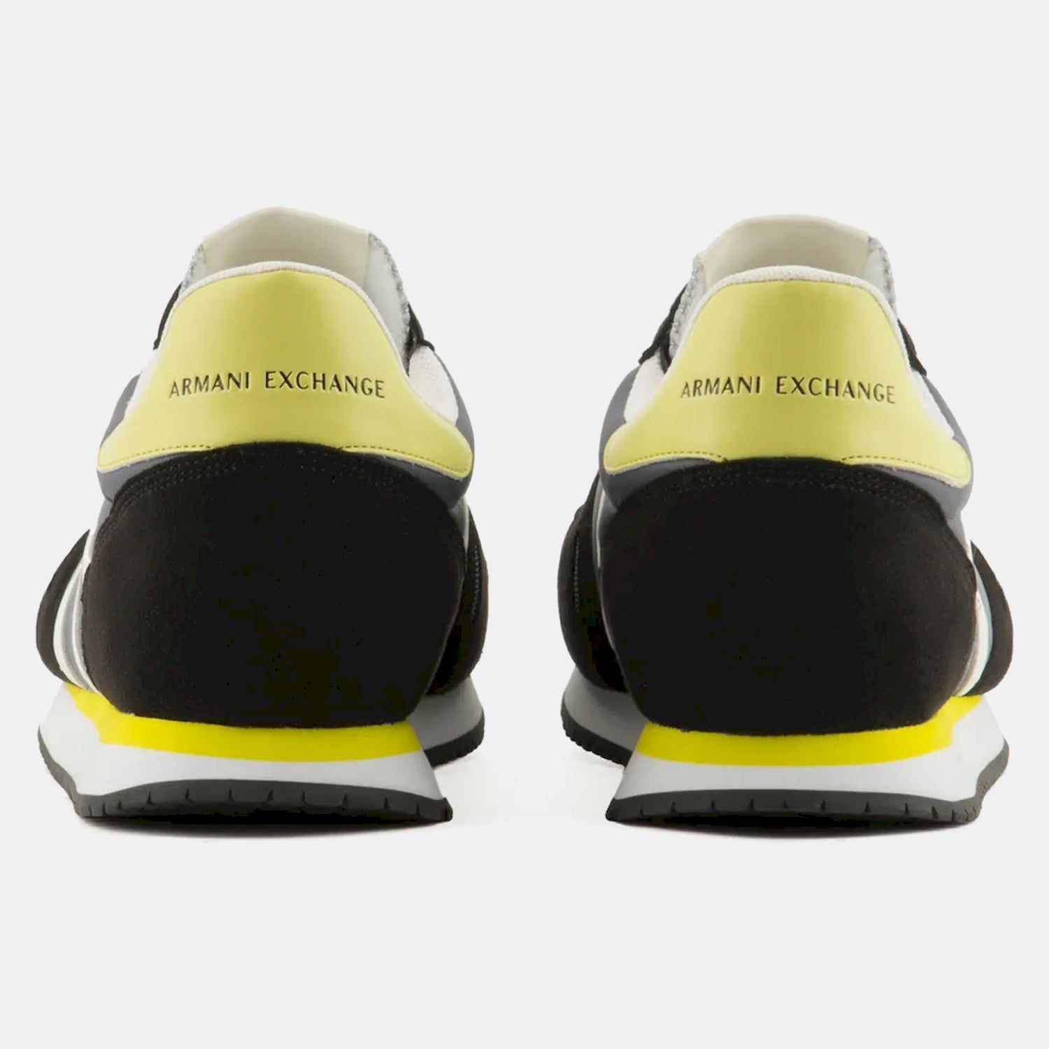 Armani Sapatilhas Sneakers Shoes Xux017 Xv028 Grey Yello Cinza Amarelo_shot2