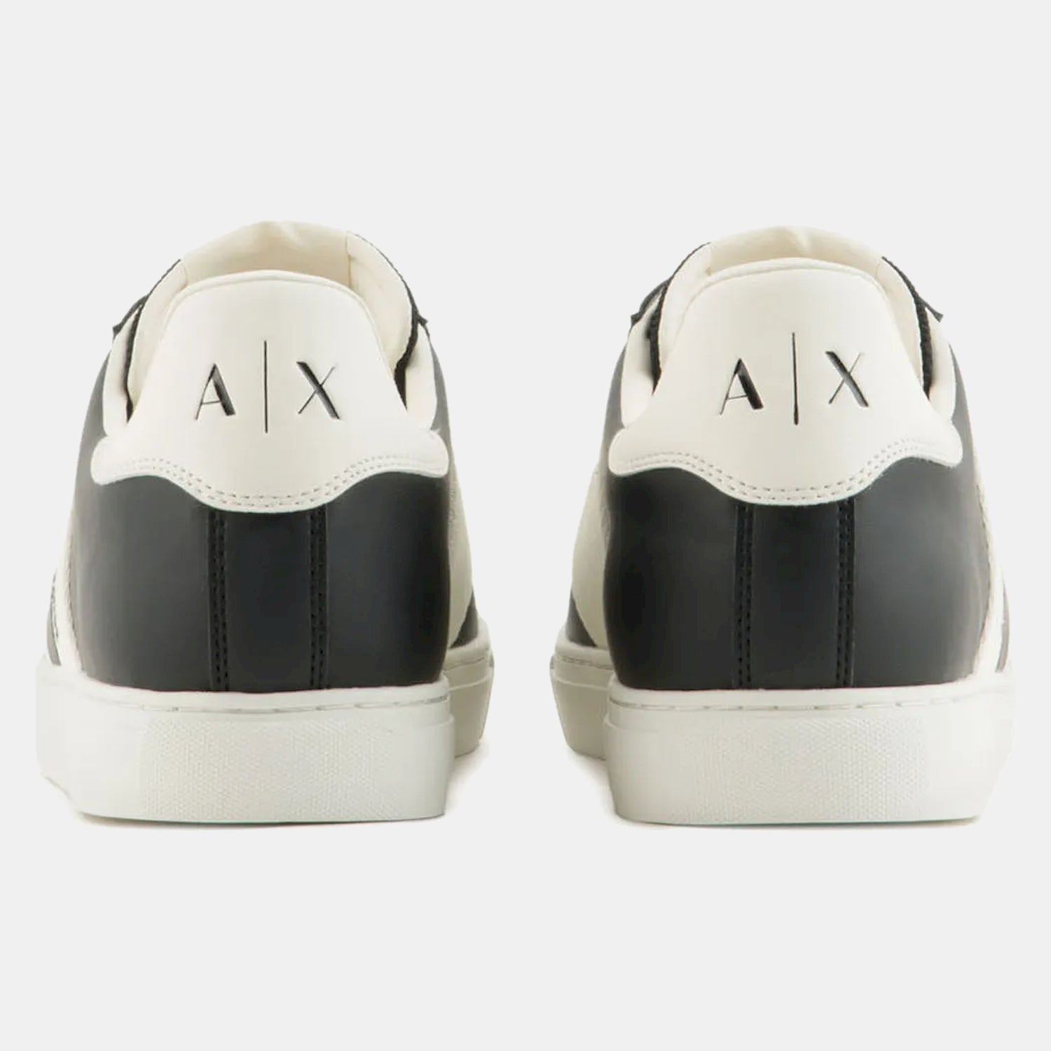 Armani Sapatilhas Sneakers Shoes Xux173 Xv666 Blk White Preto Branco_shot2