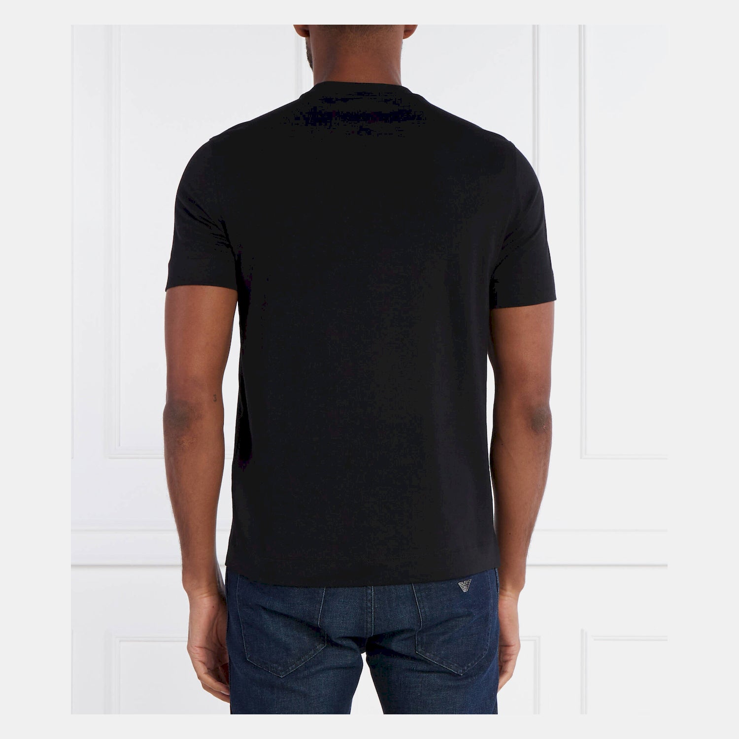 Armani T Shirt 3d1th1 1jocz Black Preto_shot2