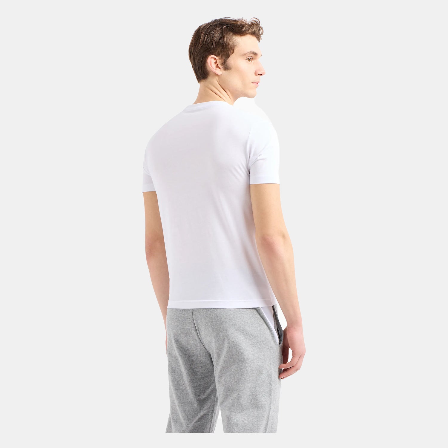 Armani T Shirt 3dpt81 Pjm9z White Branco_shot1