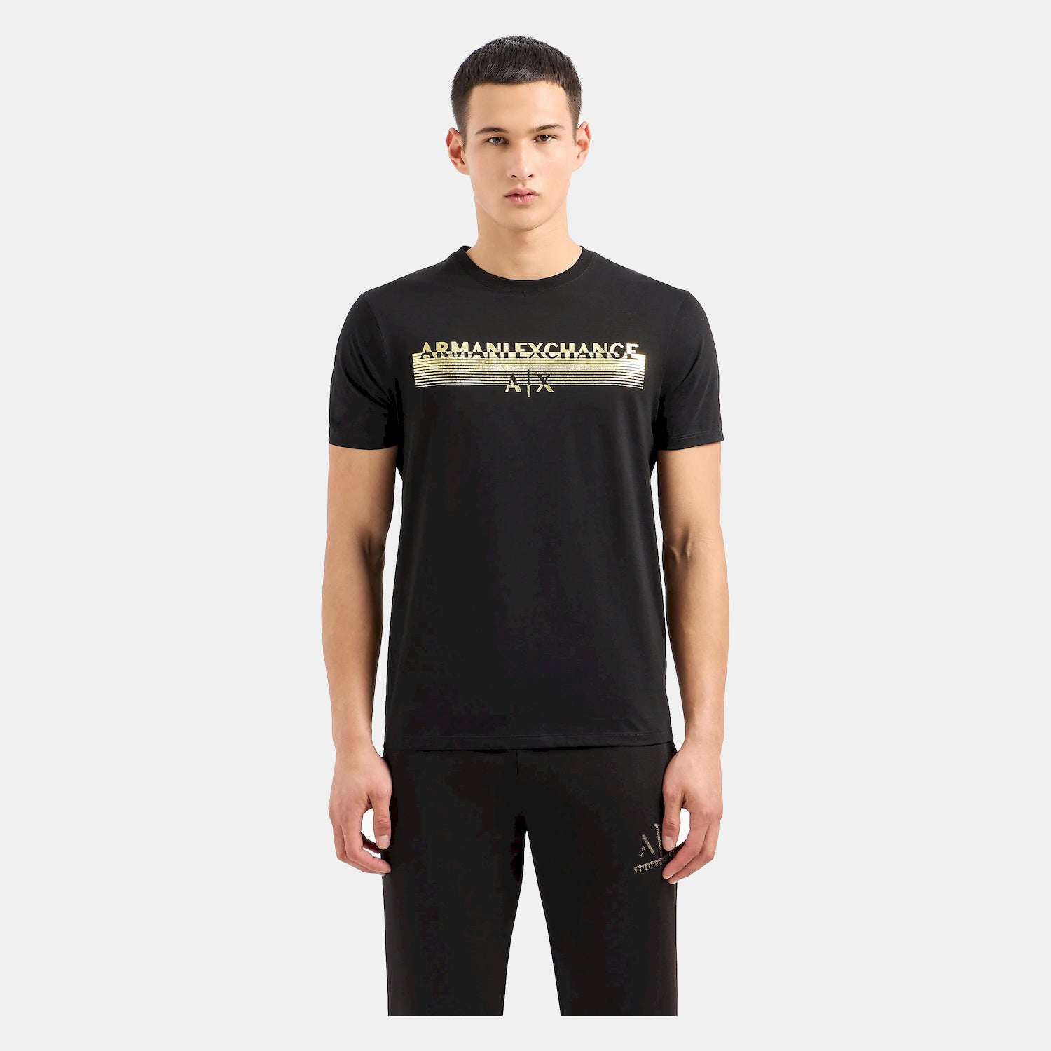 Armani T Shirt 3dztsd Zj9az Black Preto_shot4