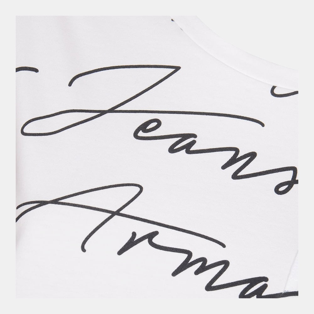 Armani T Shirt 5t21 5j1kz White Branco Shot3
