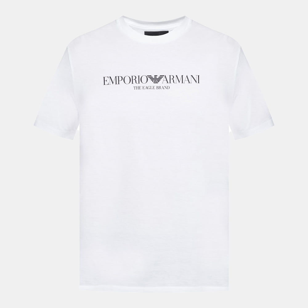 Armani T Shirt Emporio 1t61 1j00z White Branco Shot10 Resultado