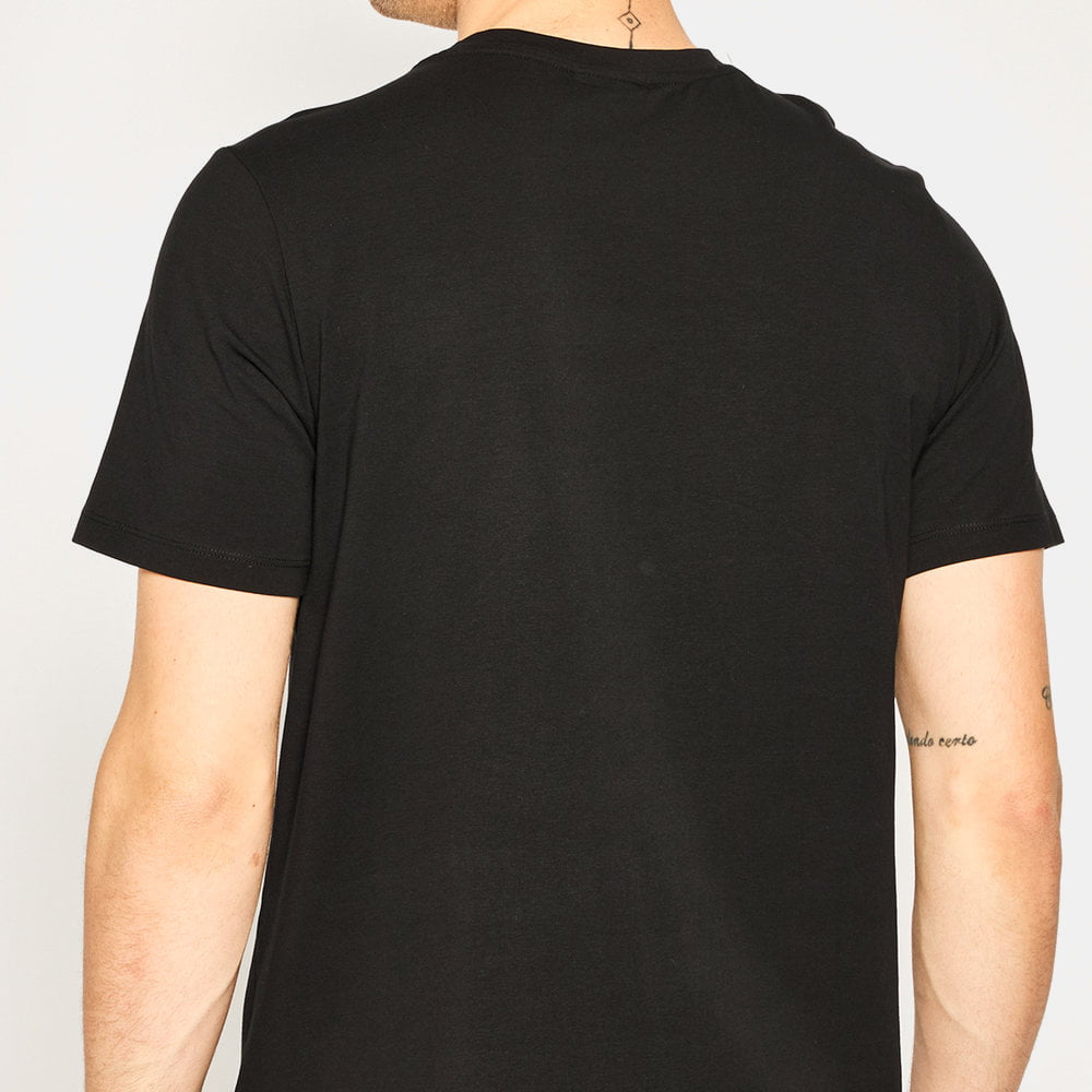 Armani T Shirt Emporio 1t90 1j0az Black Preto Shot3