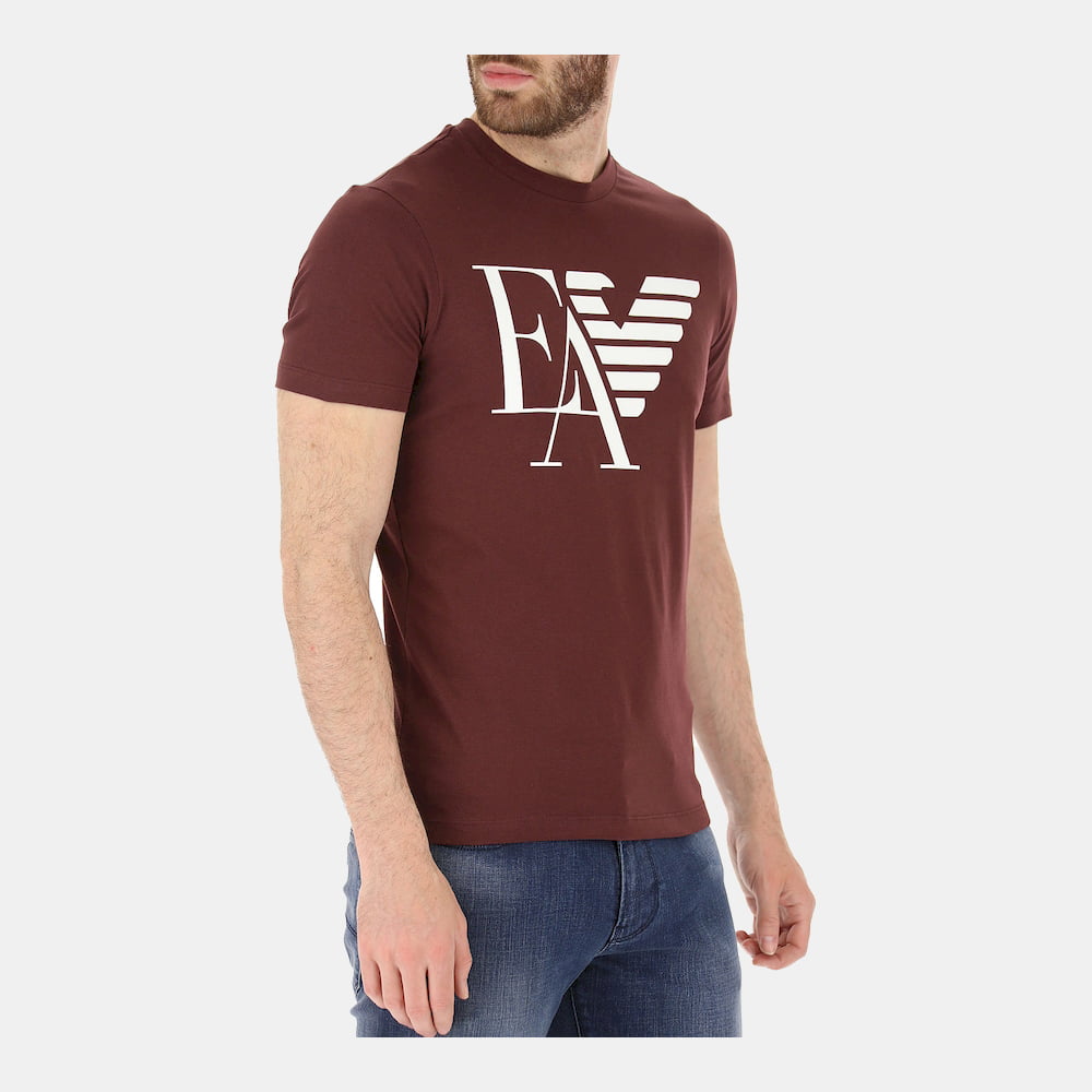 Armani T Shirt Emporio 1ta9 1j00z Bordeaux Bordeaux Shot6