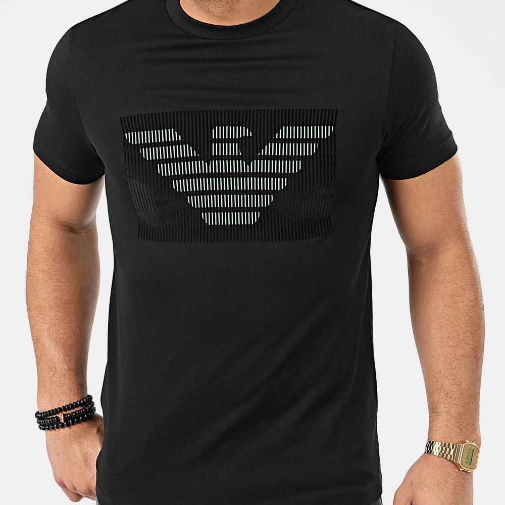 Armani T Shirt Emporio 1tb7 1j30z Black Preto Shot5