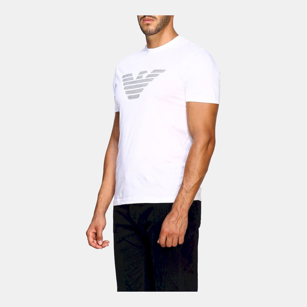 Armani T Shirt Emporio 1tc0 1j00z White Branco Shot6