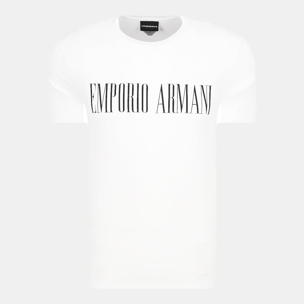 Armani T Shirt Emporio 1td5 1j0az White Branco Shot8