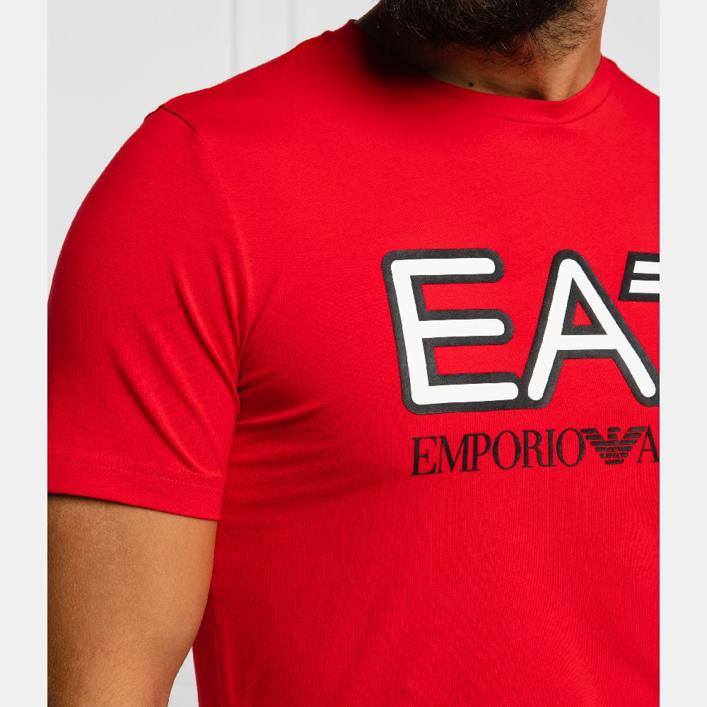 Armani T Shirt Pt62 Pj03z Red Vermelho Shot3