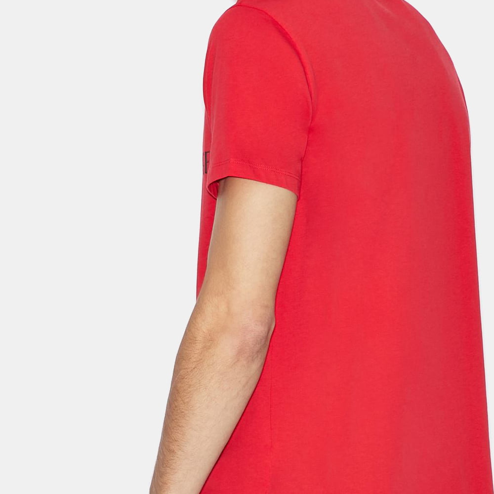 Armani T Shirt Zt72 Z8h4z Red Vermelho Shot7