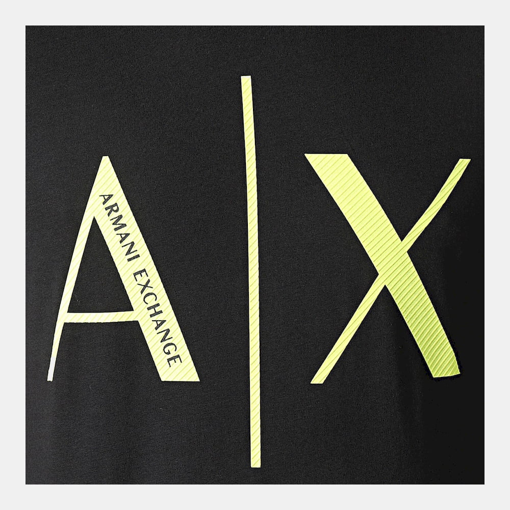 Armani T Shirt Ztag Zj4kz Blk Green Preto Verde Shot6