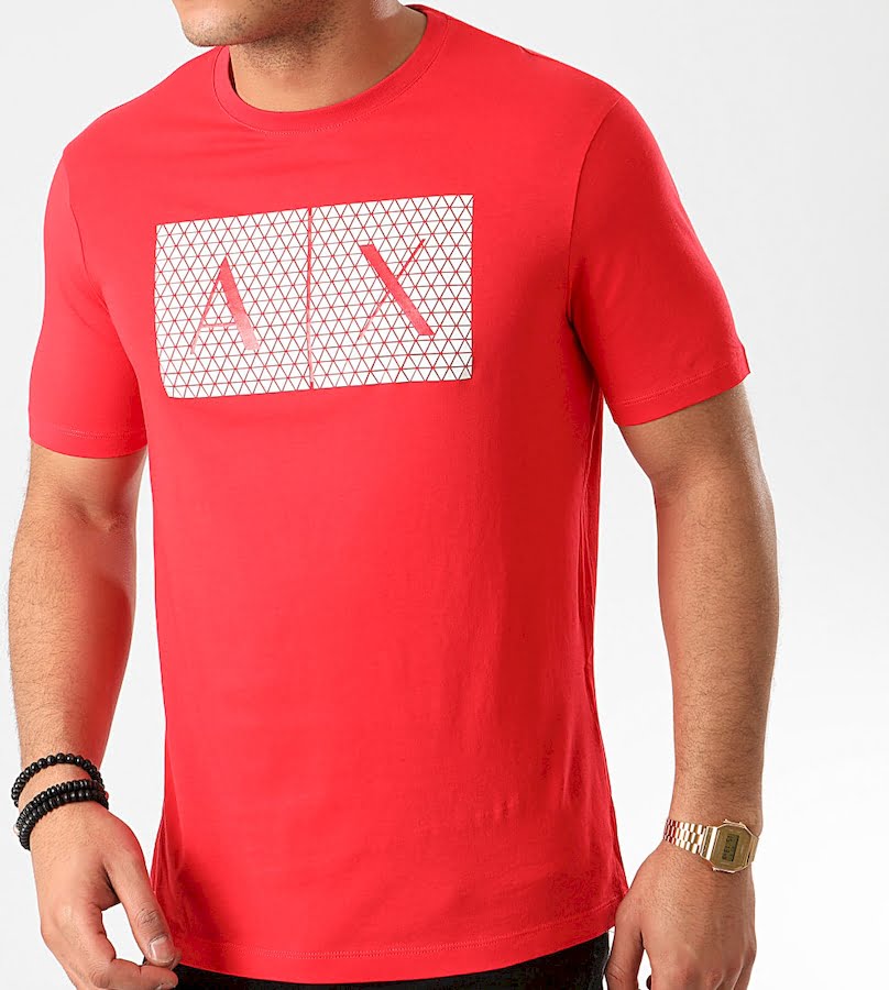 Armani T Shirt Ztck Z8h4z Red Vermelho Shot11 Resultado