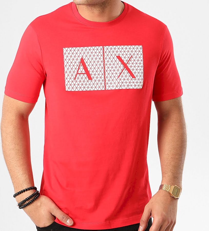 Armani T Shirt Ztck Z8h4z Red Vermelho Shot13 Resultado