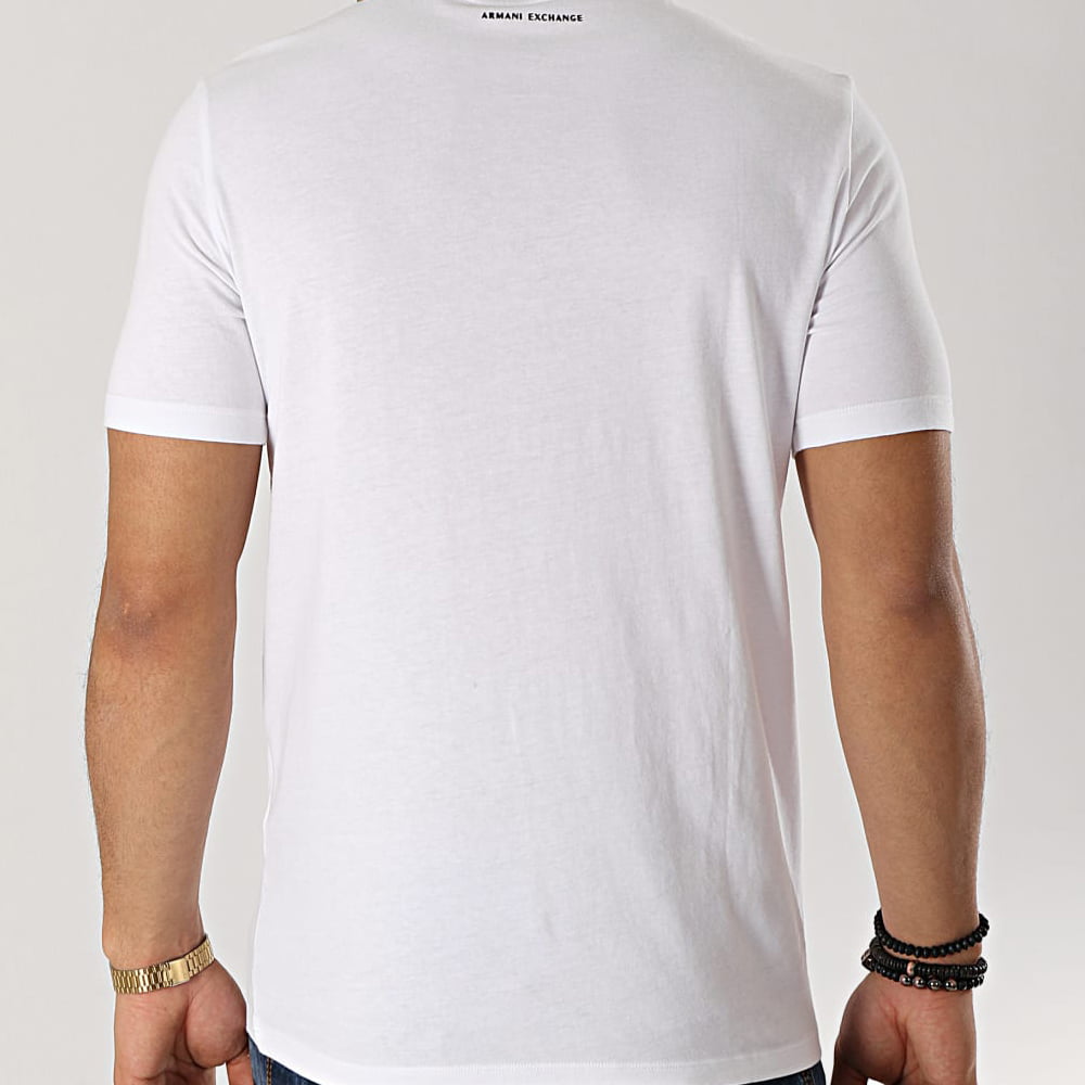 Armani T Shirt Ztck Z8h4z White Branco Shot9