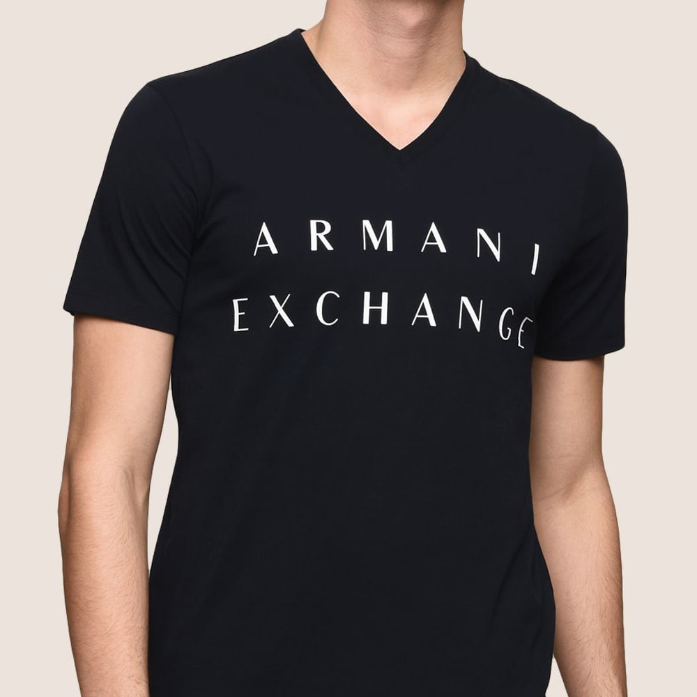 Armani T Shirt Ztcm Z8h4z Black Preto Shot7