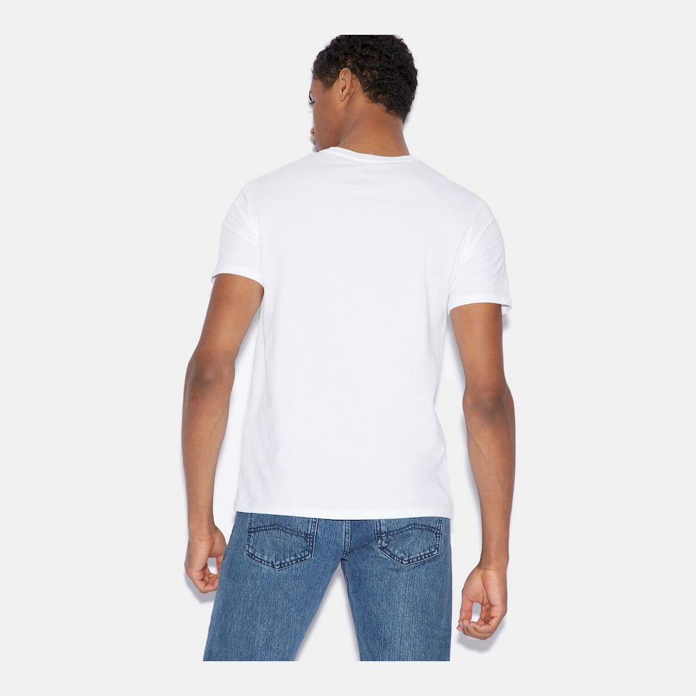 Armani T Shirt Ztcm Z8h4z White Branco Shot4