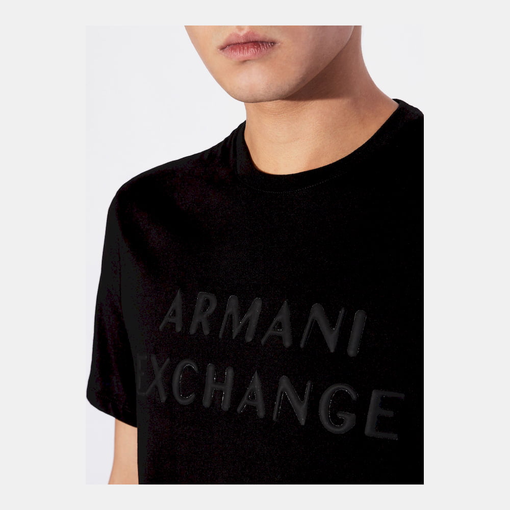 Armani T Shirt Ztfa Zjh4z Black Preto Shot2