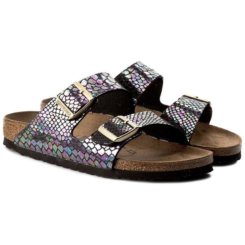 Birkenstock Sandálias Sandals 1003463 Blk Snake Preto Cobra Shot5