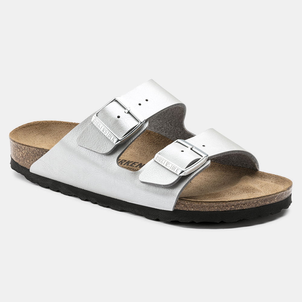 Birkenstock Sandálias Sandals 1009603 Silver Prata Shot1