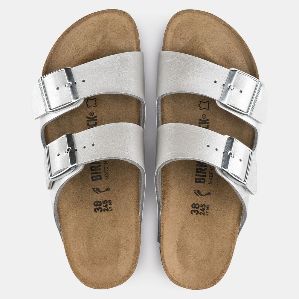 Birkenstock Sandálias Sandals 1009603 Silver Prata Shot3