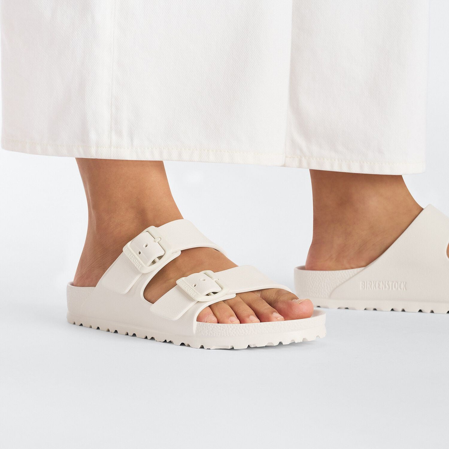 Birkenstock Sandálias Sandals 1027384 Eggshell Eggshell_shot2